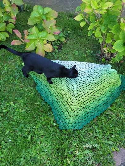 Häkelanleitung - Tuch "Yellena"