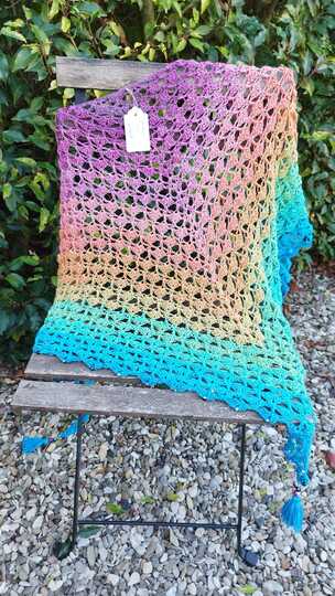 Häkelanleitung - Tuch "Yellena"