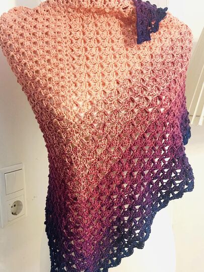 Häkelanleitung - Tuch "Yellena"