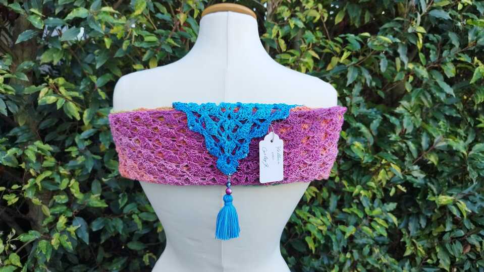 Häkelanleitung - Tuch "Yellena"