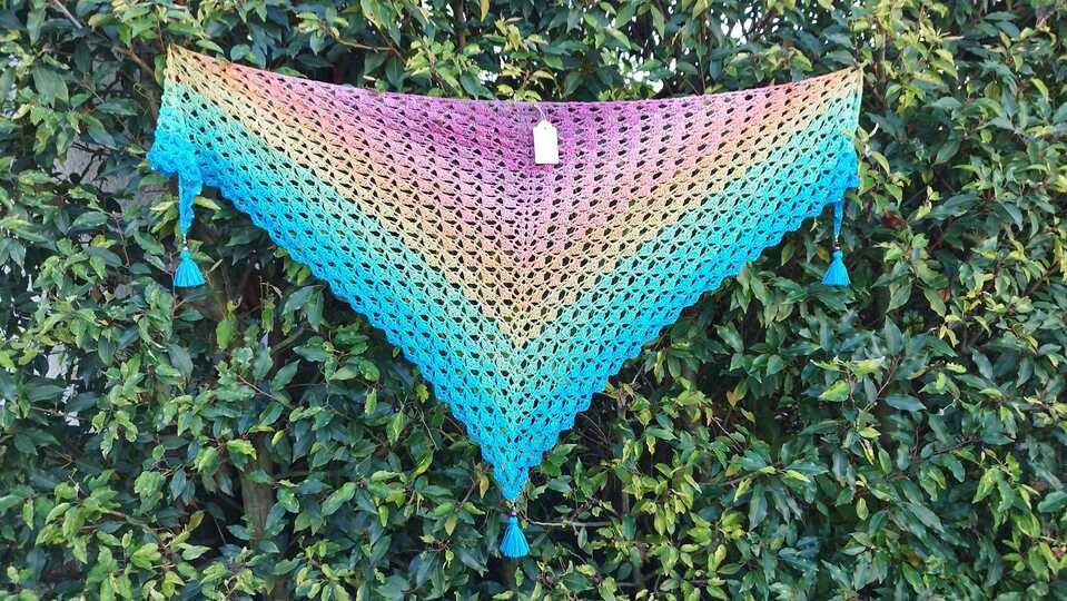 Häkelanleitung - Tuch "Yellena"