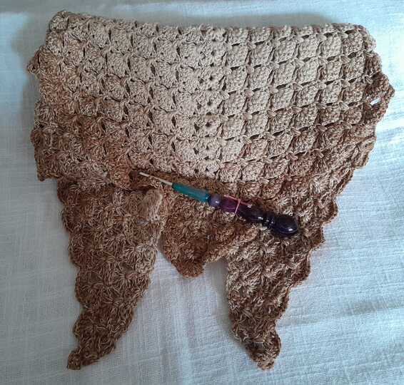 Häkelanleitung - Tuch "Yellena"