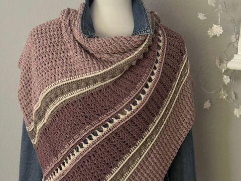 Häkelanleitung asymmetrisches Tuch/ Loop Namacama