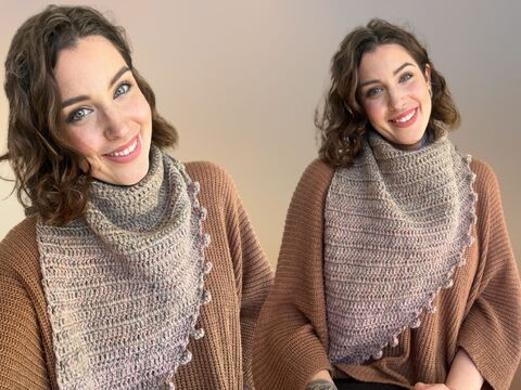 Häkelanleitung Tuch "LA VIE EST BELLE"