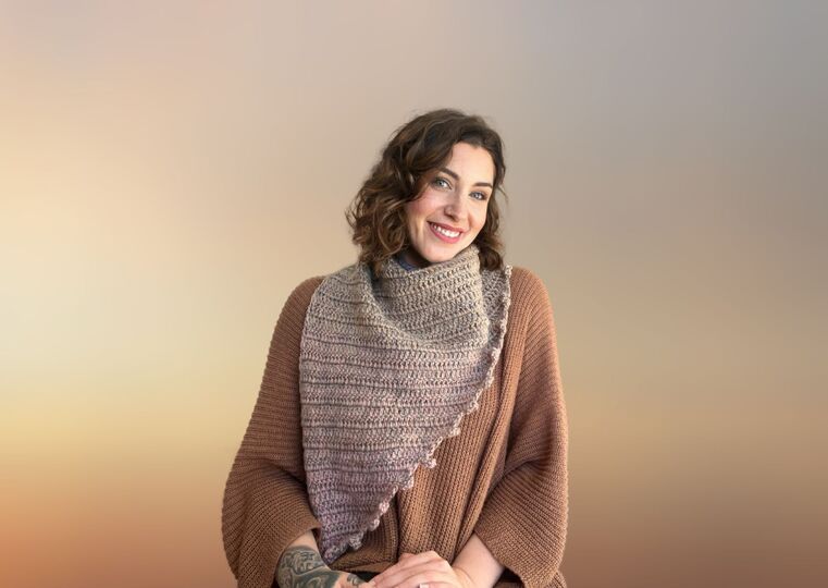 Häkelanleitung Tuch "LA VIE EST BELLE"