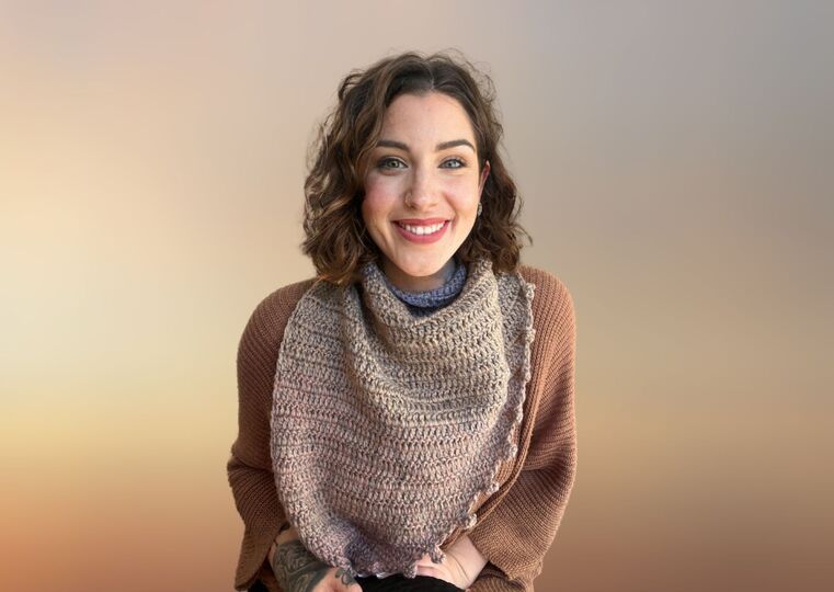 Häkelanleitung Tuch "LA VIE EST BELLE"