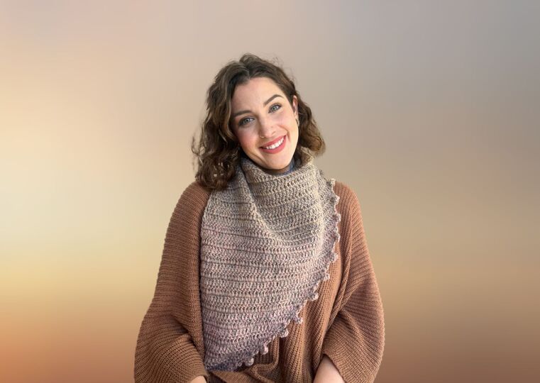 Häkelanleitung Tuch "LA VIE EST BELLE"