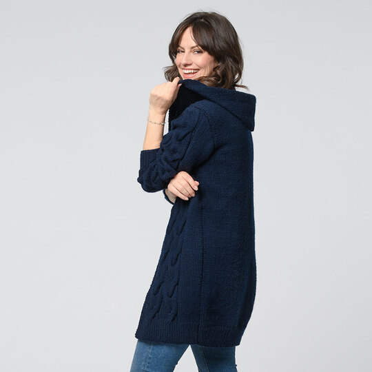 Strickanleitung Damenlongjacke "Capri" 765107