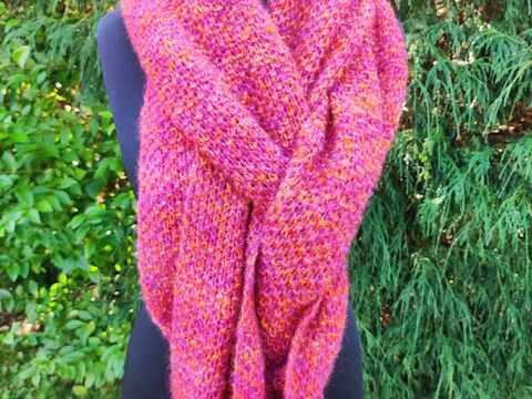 Strickschal, Schal zum Stricken "Perla"