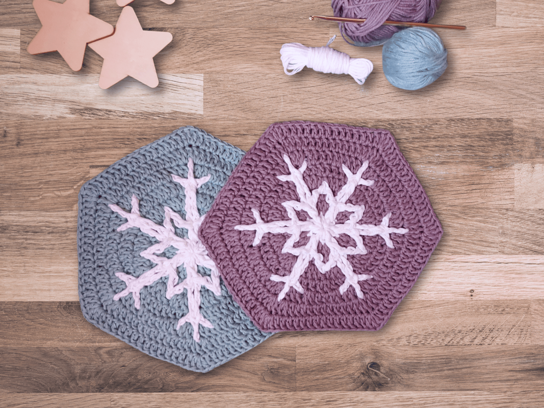 Schneeflocke - Hexagon