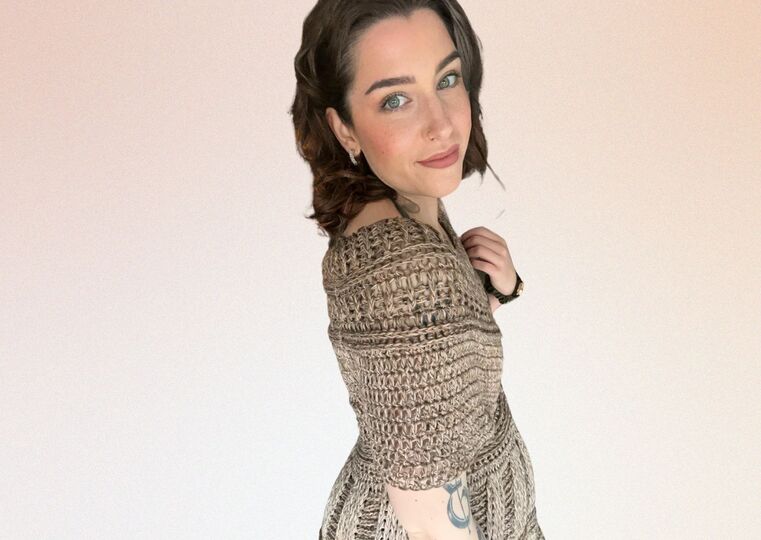 Häkelanleitung Kleid "KAFFEETRAUM"