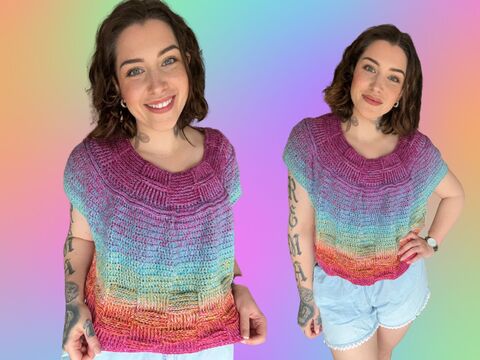 Häkelanleitung Tshirt "SPECTRUM"