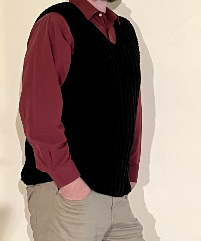 Crochet Pattern Men's Sweater Vest - Image 9