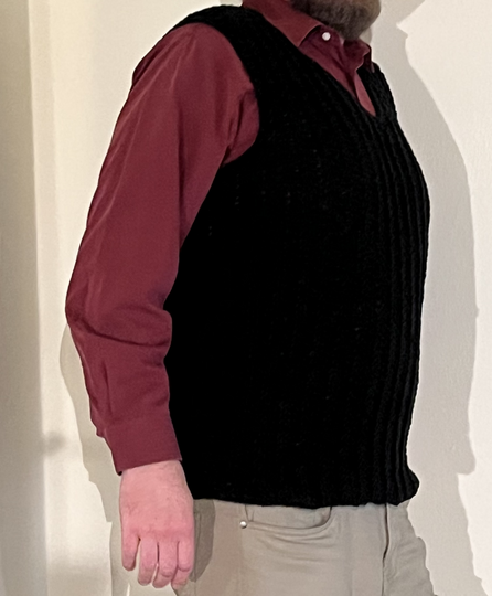 Crochet Pattern Men's Sweater Vest