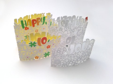 Geburtstag Licht Plotterdatei SVG DXF