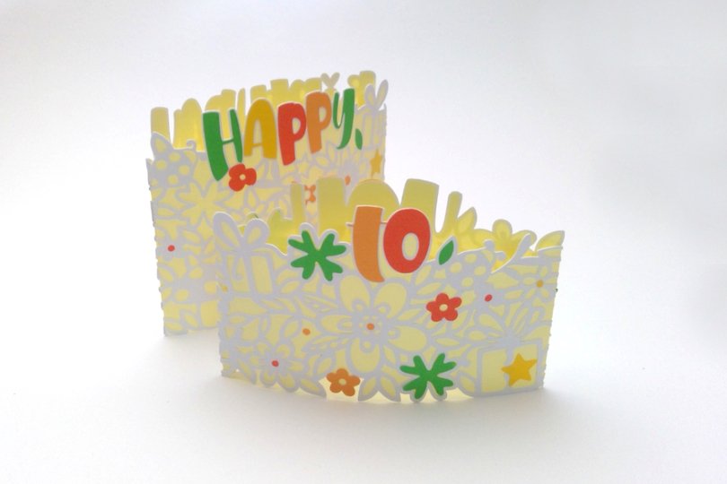 Geburtstag Licht Plotterdatei SVG DXF