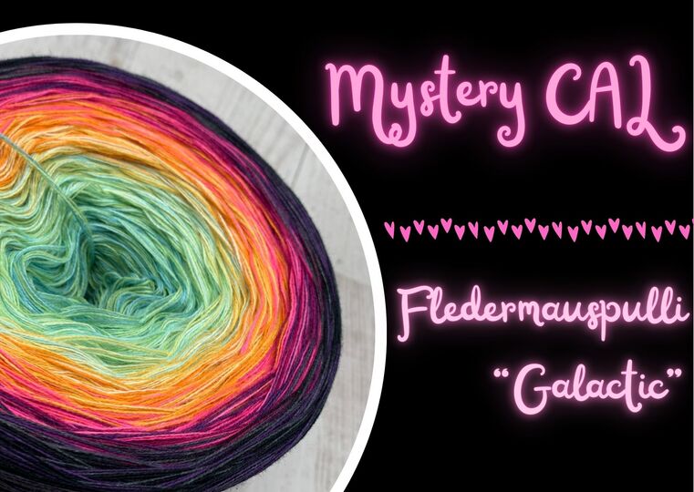 Mystery-CAL Fledermauspulli "GALACTIC"