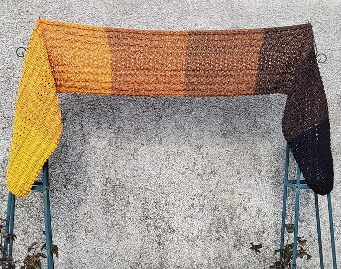 Häkelanleitung Schal Annag