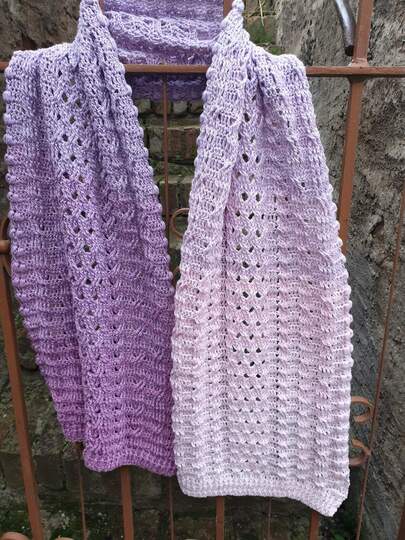 Häkelanleitung Schal Annag