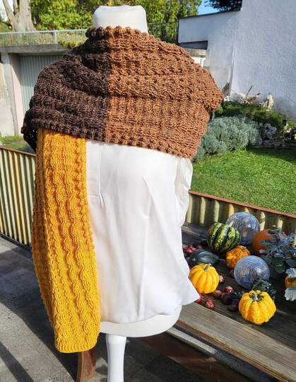 Häkelanleitung Schal Annag