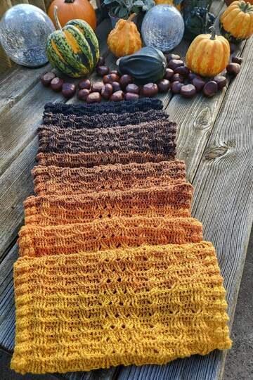 Häkelanleitung Schal Annag