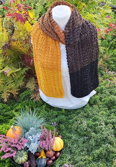 Häkelanleitung Schal Annag