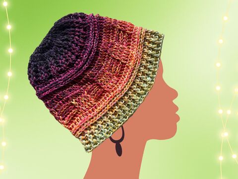 Häkelanleitung Mütze "COLORBOOM"