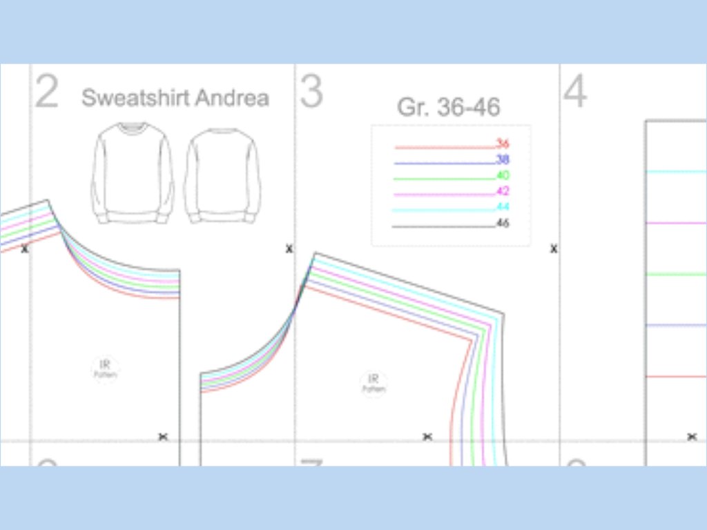 Schnittmuster Sweatshirt