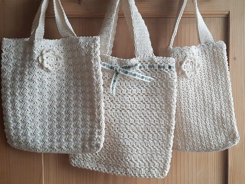 Nostalgische Häkeltaschen