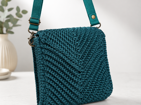 Crochet pattern for phone bag / festival bag