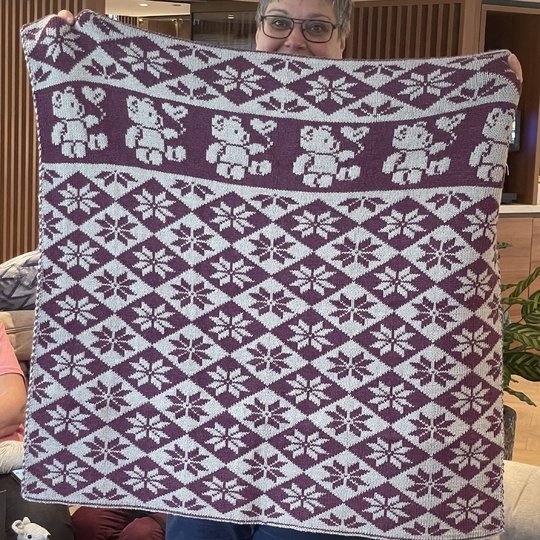 Babydecke Norway-Bear Double Face