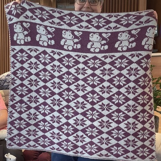 Babydecke Norway-Bear Double Face