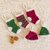Mini Christmas Stockings & Hats - Crochet Ornament Pattern for Beginners