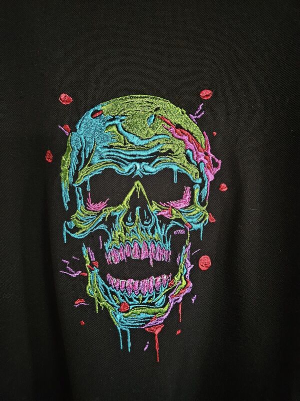 Stickdatei - Skull - Totenkopf - Bunt