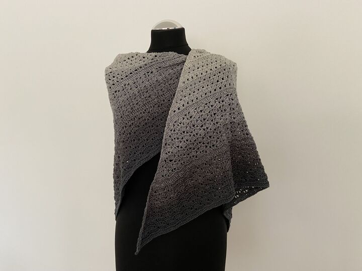 Häkelanleitung - Tuch "Trekant"