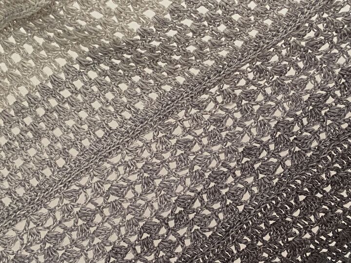 Häkelanleitung - Tuch "Trekant"