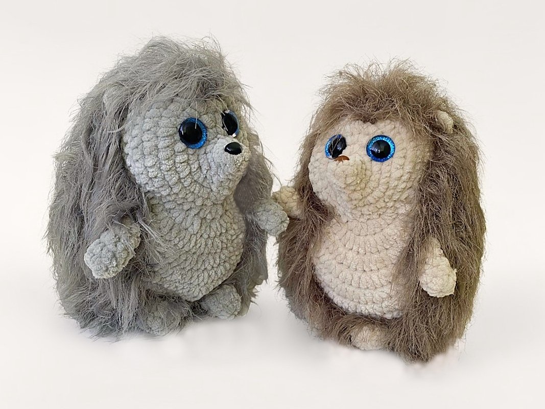 Plush Hedgehog. Crochet NO SEW pattern - Image 4