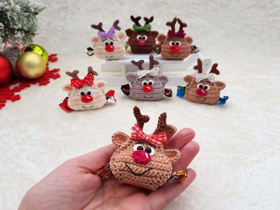 Häkelanleitung - Süßer Elchi / Perfekt für kreative Geschenke