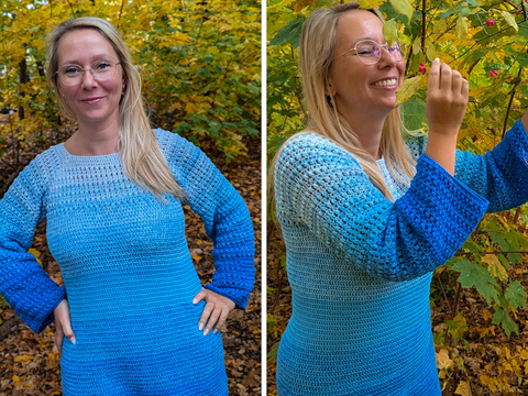 RVO Häkelanleitung: Long-Pullover