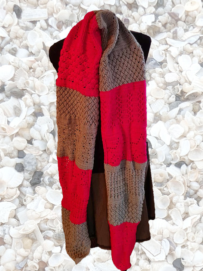 Geburtstagsschal "Natalis 2.0" - jedes St&uuml;ck ein Unikat, keinen gibt's 2x