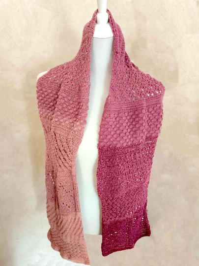 Geburtstagsschal "Natalis 2.0" - jedes St&uuml;ck ein Unikat, keinen gibt's 2x