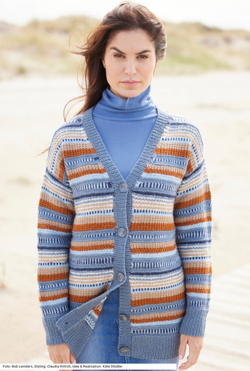 Cardigan im Mustermix