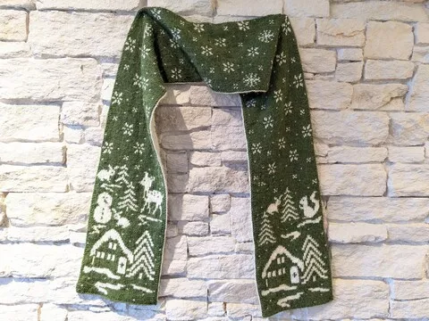 Schal "Wintermärchen" - Doubleface Strickanleitung