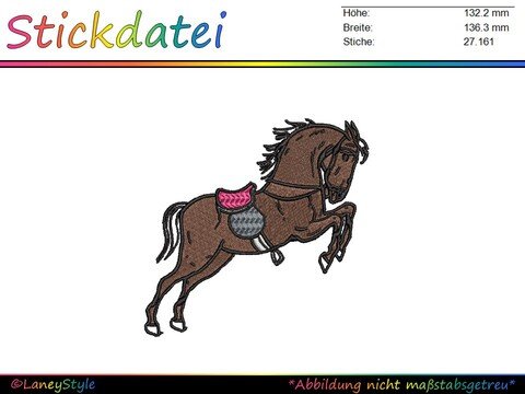 Stickdatei Pferd
