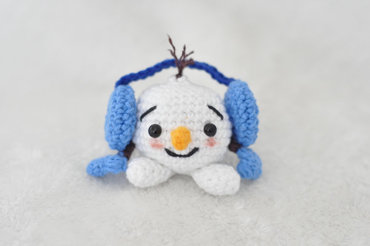 Häkelanleitung süße Schneemänner - Bild 2