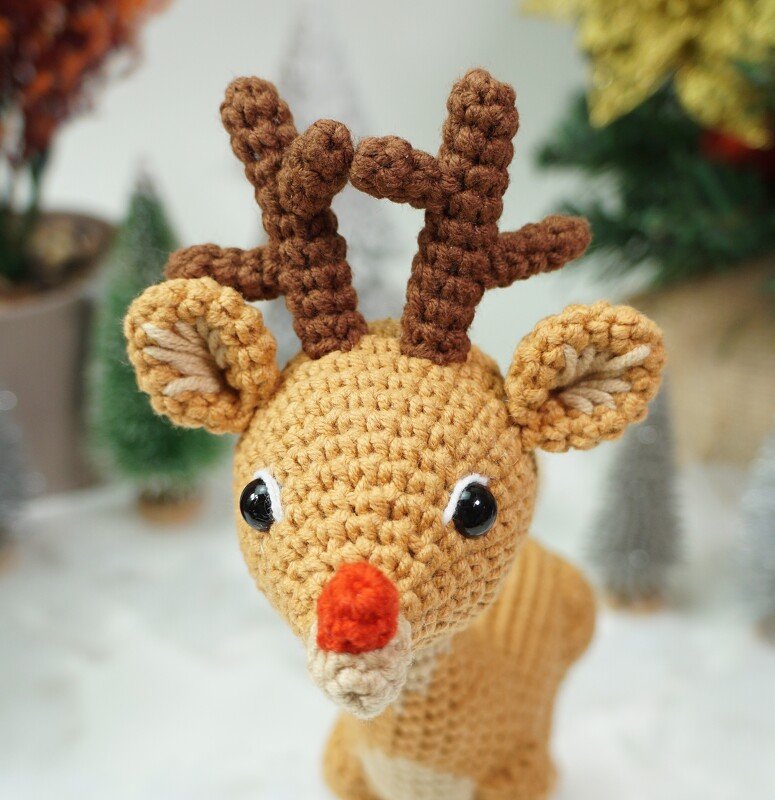 The Reindeer crochet PDF pattern - amigurumi reindeer chritmas decor - Image 2