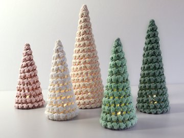 Christmas Tree, Fir for Lighting in 3 Sizes - with video tutorial