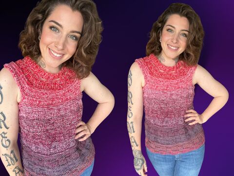 Häkelanleitung Tshirt "LAVAQUEEN"