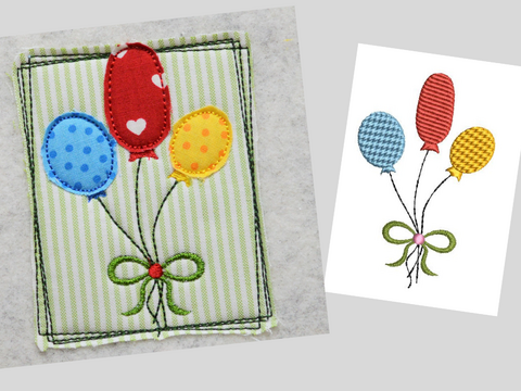 Stickdatei Luftballon