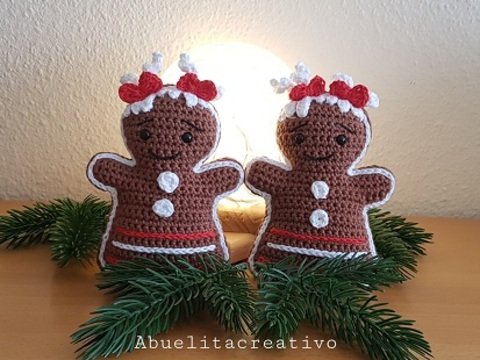 Häkelanleitung Lebkuchenfrau